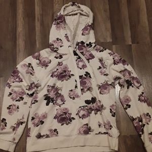 Forever 21 Floral hoodie